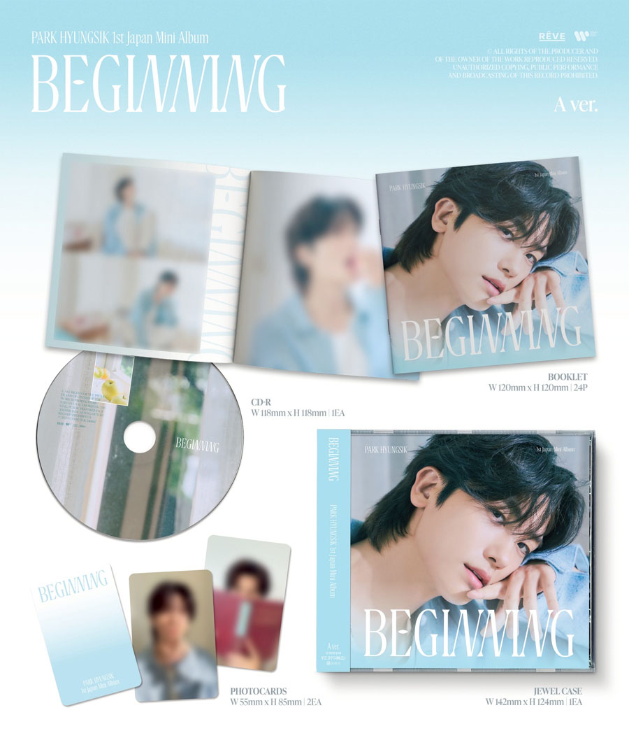 9月1日(月)発売『PARK HYUNGSIK 1st Japan Mini Album [BEGINNING