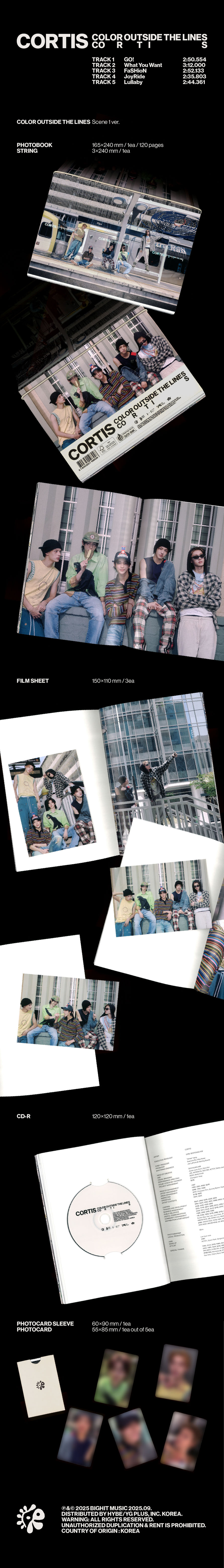 CORTIS The 1st EP [COLOR OUTSIDE THE LINES] 発売決定