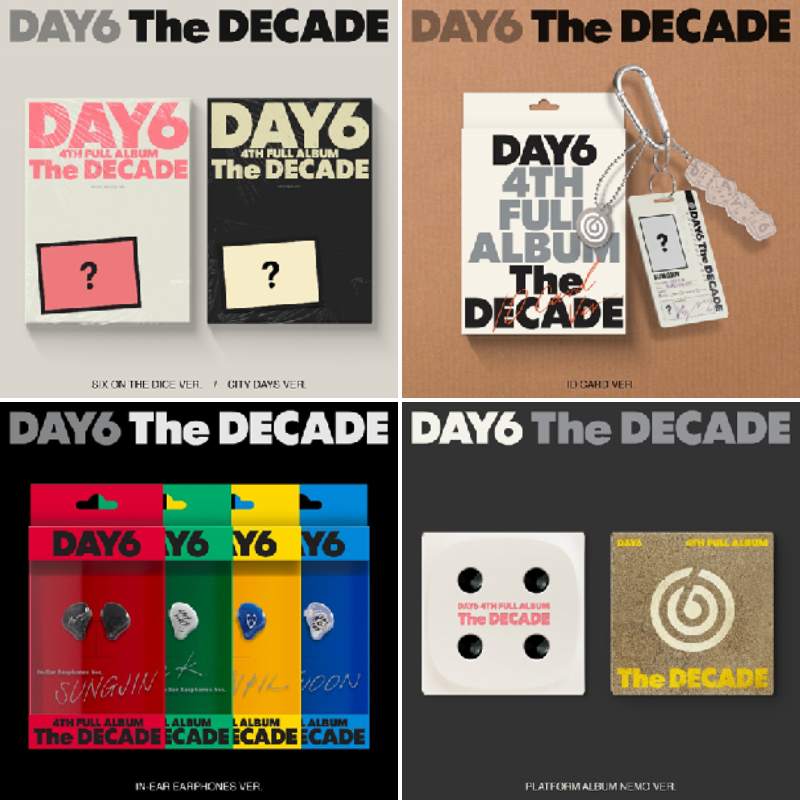 【限定】DAY6 10周年アルバム　イヤホン DAY6 / THE DECADE (イヤホン VER.) (4種から1種ランダム発送