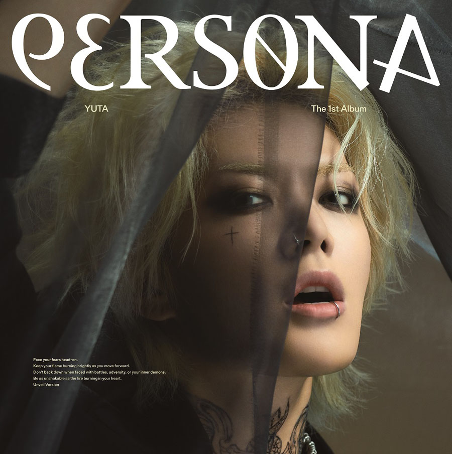 YUTA The 1st Album『PERSONA』4形態 YUTA 1stソロ・フルアルバム『PERSONA』 2025年10月26日リリース