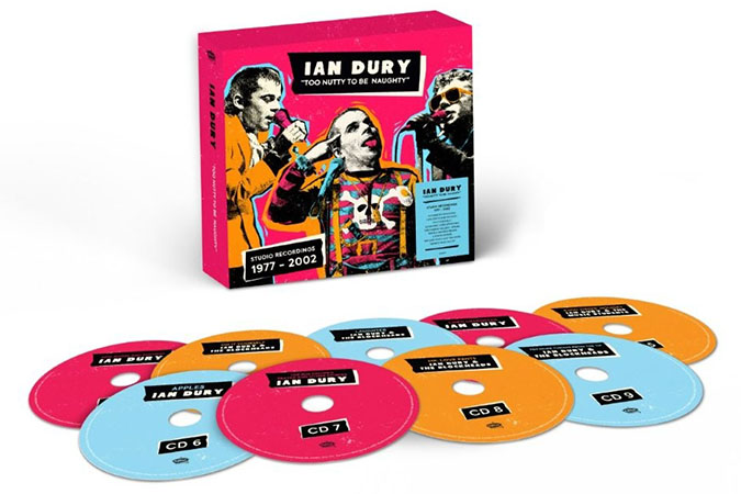 日本盤プロモ７インチ イアン・デューリー Ian Dury スパスティカス イアン・デューリー ボックスセット『Too Nutty To Be Naughty