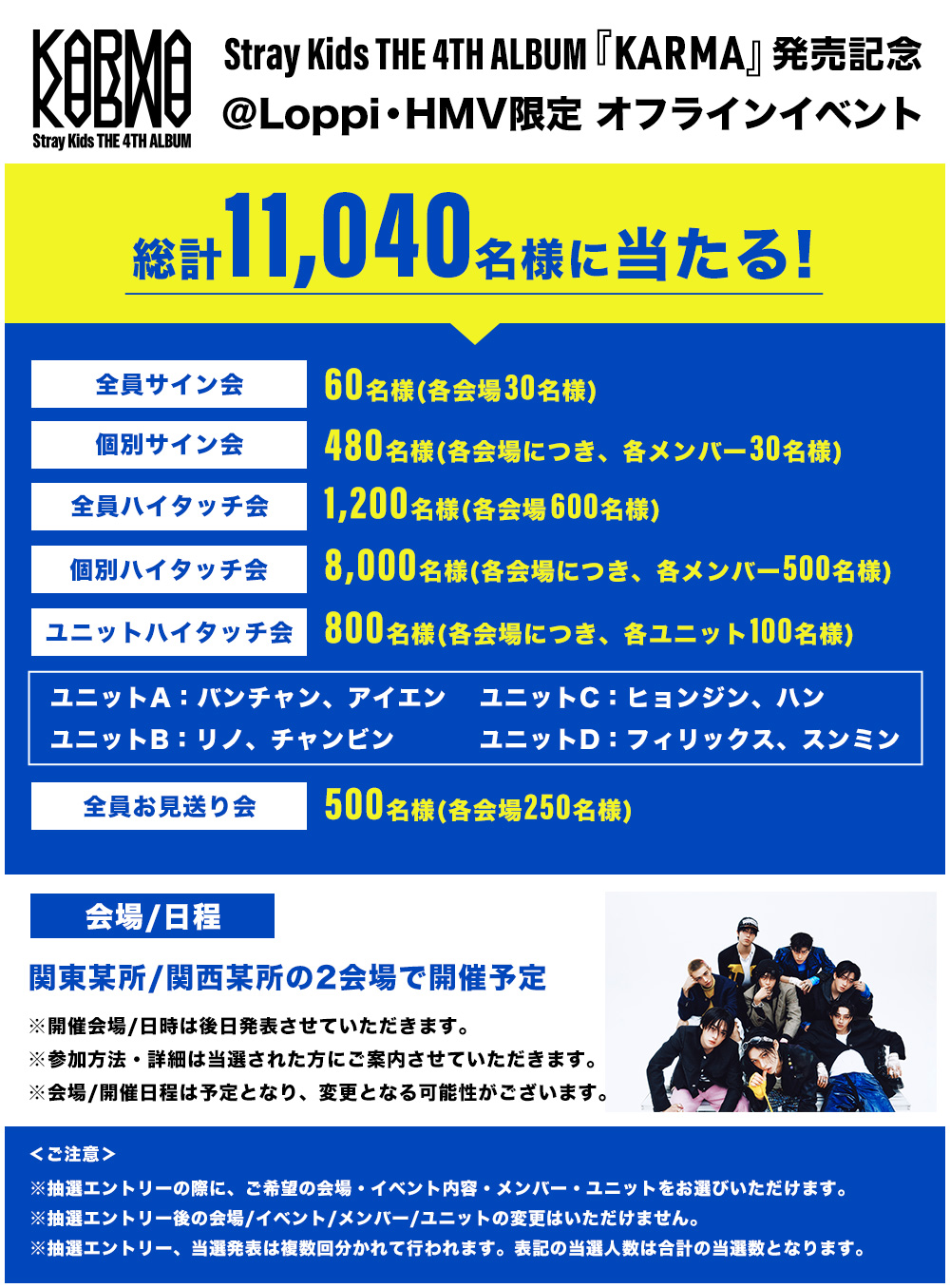 Stray Kids 『KARMA』 THE 4TH ALBUMで2025年8月カムバ！発売