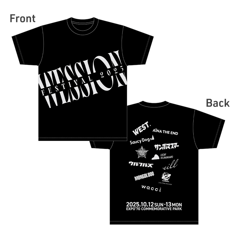 WEST グッズ GOODS】 明日はSammy presents NEW HORIZON FEST‼️ グッズ販売