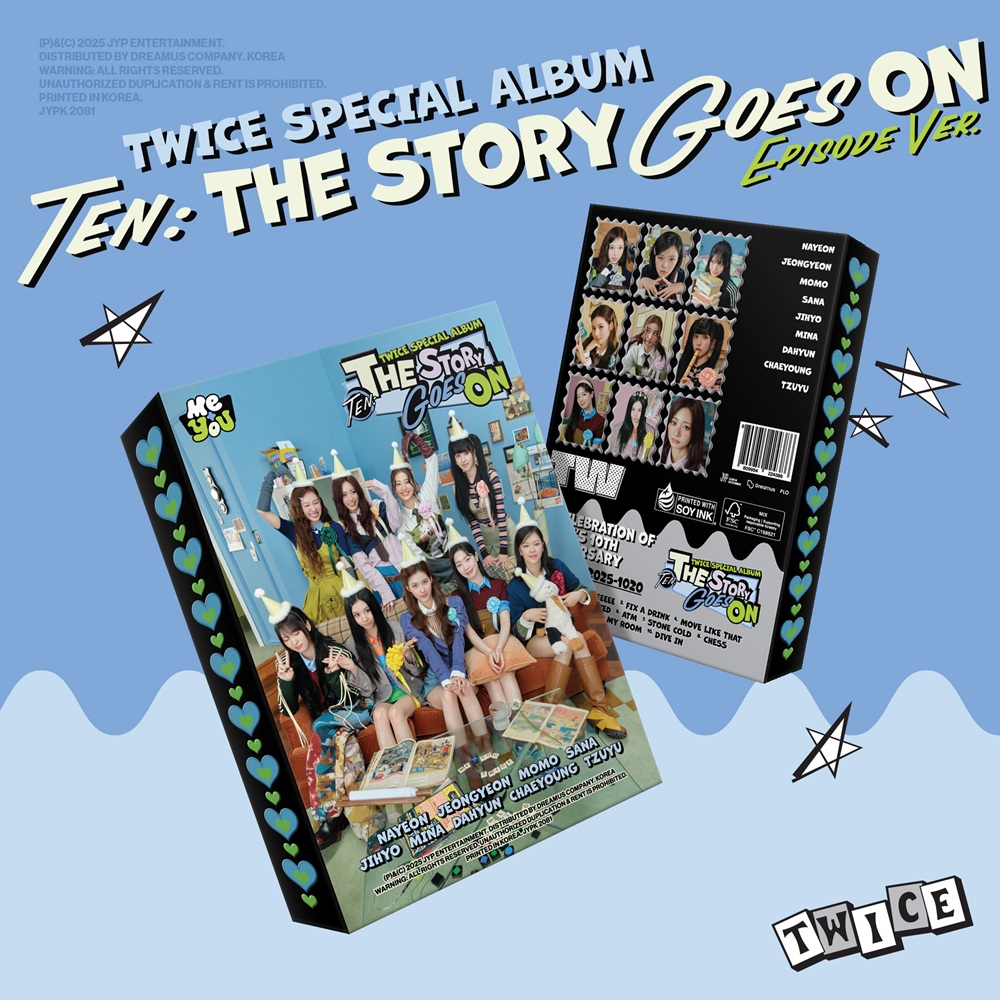 TWICE デビュー10周年記念スペシャルアルバム『TEN: The Story