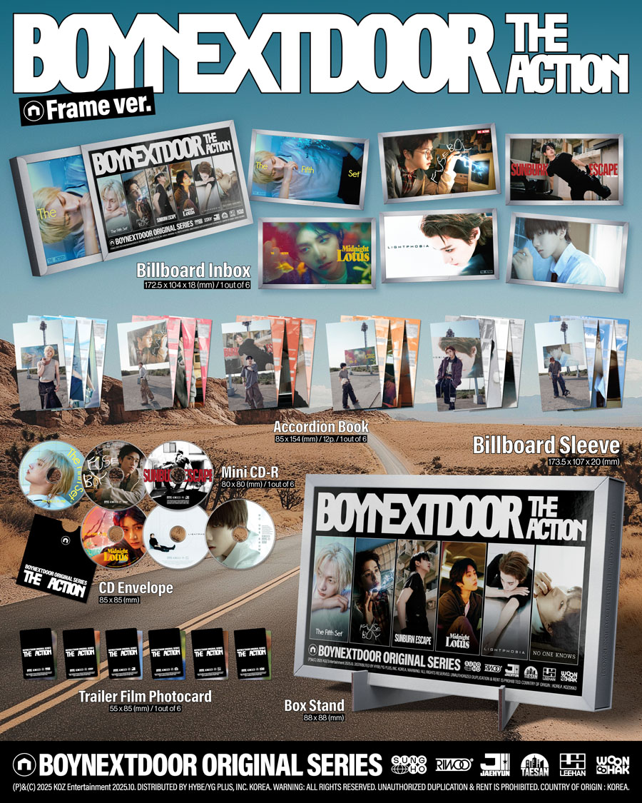 シリアル 5枚 boynextdoor 専用 BOYNEXTDOOR 5th EP 『The Action』《応募抽選用シリアル