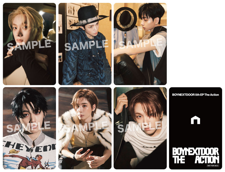 シリアル 5枚 boynextdoor 専用 BOYNEXTDOOR 5th EP 『The Action』《応募抽選用シリアル