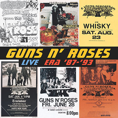 レア　Guns N' Roses リトグラフ　ガンズアンドローゼズ ロス　LA GUNS N' ROSES (ガンズ・アンド・ローゼズ) - Appetite For