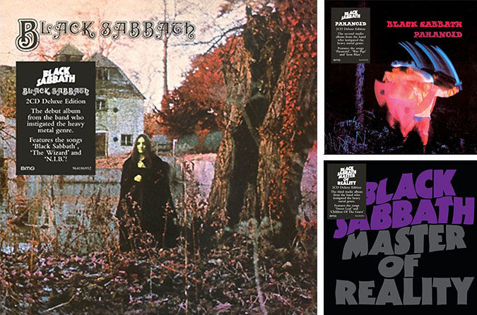 【専用】Black Sabbath 2枚組レコード ブラック・サバス 初期名盤3タイトル 2枚組デラックス