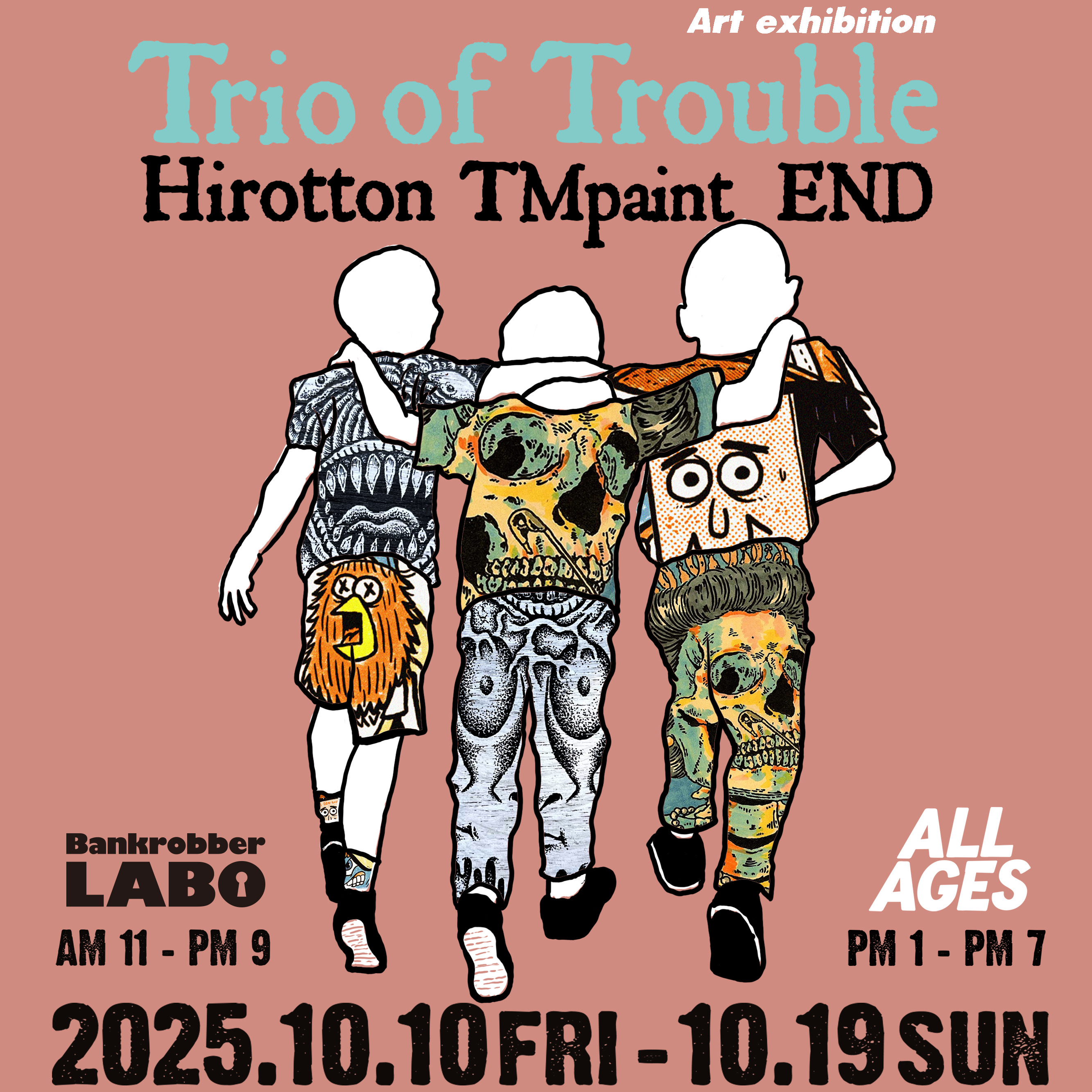 渋谷/Bankrobber LABO】Hirotton × TM paint × END Art