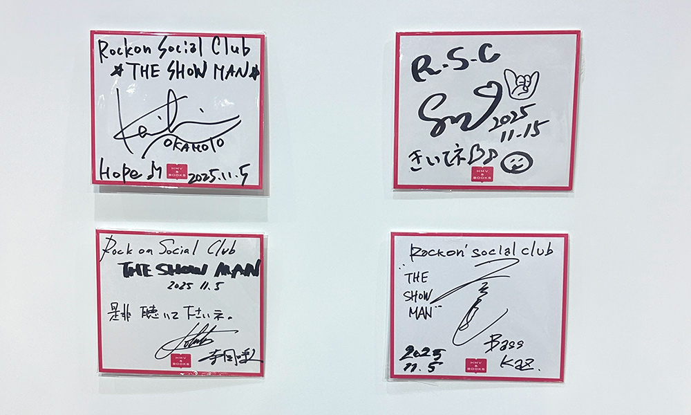 Rockon Social Club『THE SHOW MAN』2025年11月5日（水）リリース記念