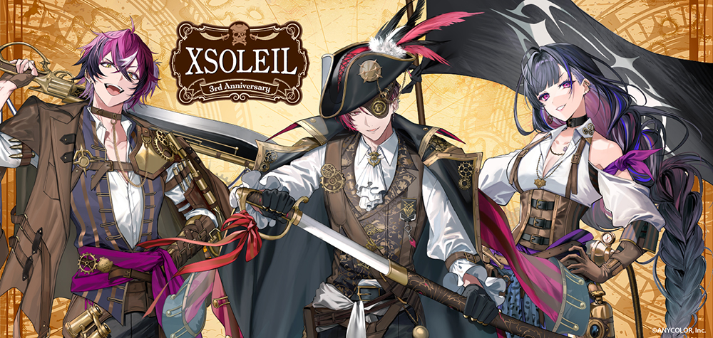 NIJISANJI EN『XSOLEIL』3周年記念グッズが登場！|グッズ