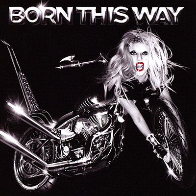 レディー・ガガ 来日記念盤『ボーン・ディス・ウェイ』7インチサイズ