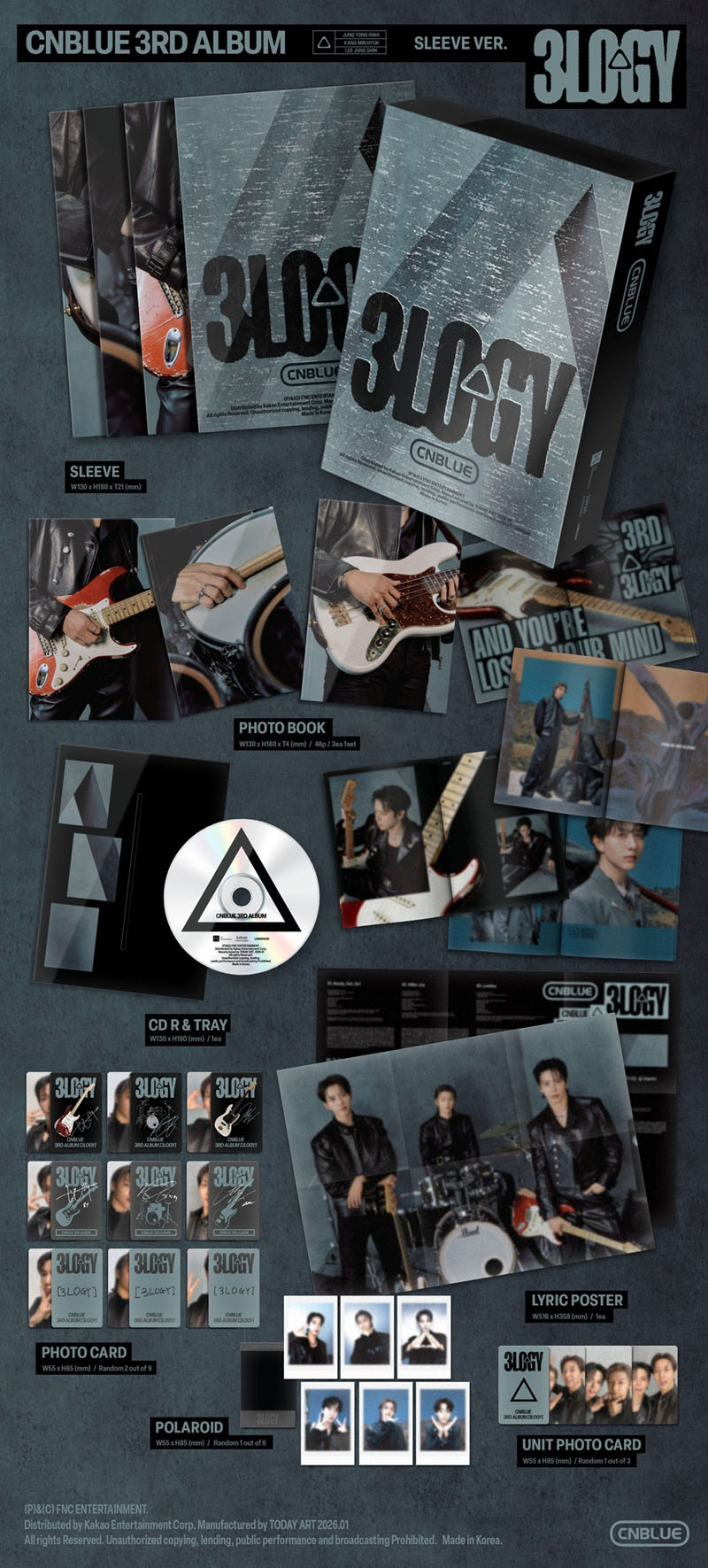 CNBLUE 3rdフルアルバム『3LOGY』|K-POP・アジア