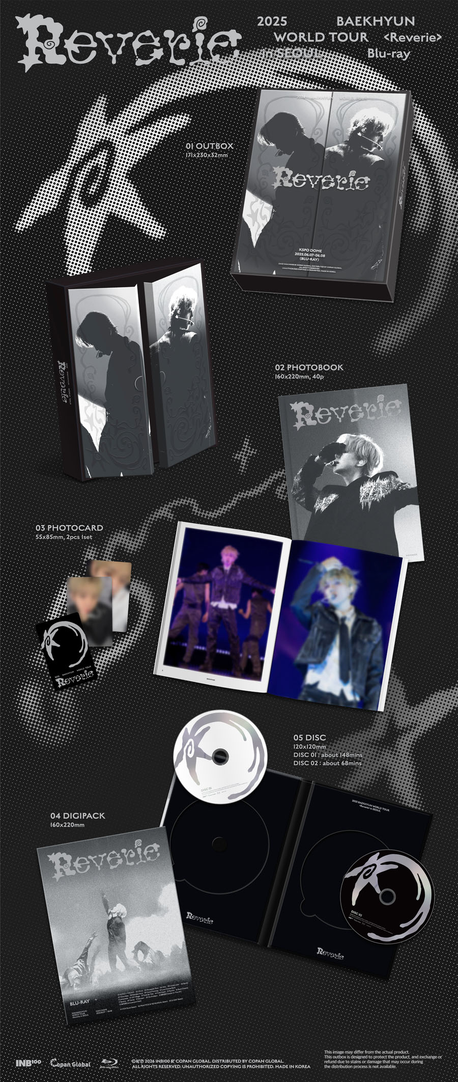 BAEKHYUN『2025 BAEKHYUN WORLD TOUR ＜Reverie＞ in Seoul』Blu-ray