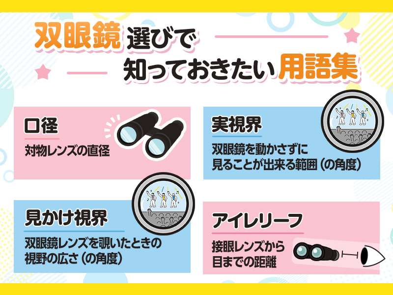 コンサートに双眼鏡を持っていこう！推し活にぴったりの双眼鏡を選ぶ 