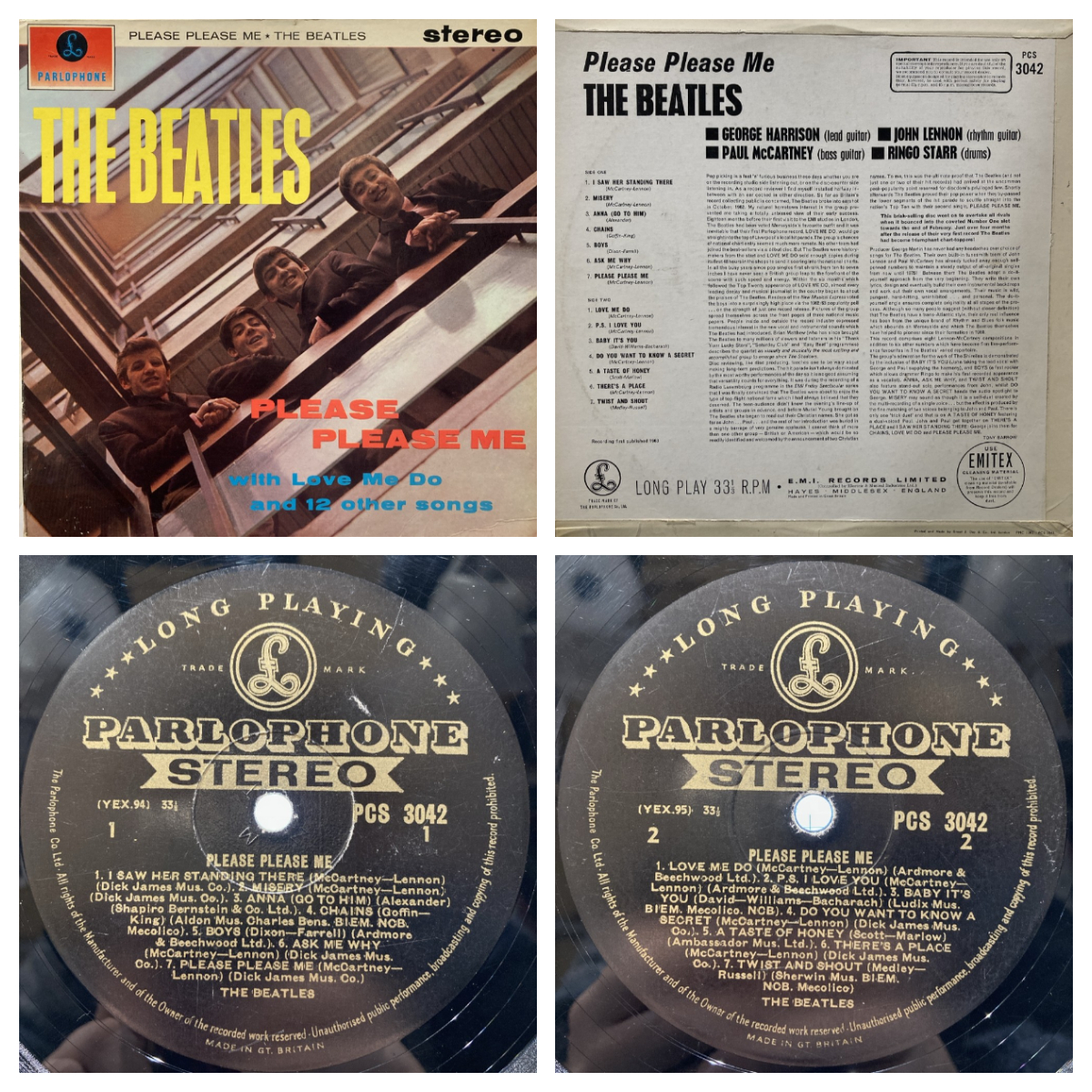 心斎橋】3/13(金)The Beatles『Please Please Me』GOLD PARLOPHONE