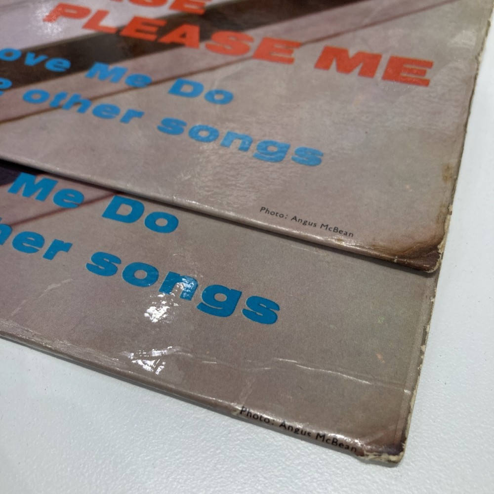 ビートルズ「PLEASE PLEASE ME」【ゴールド／ステレオ】日本仕様　帯 THE BEATLES / PLEASE PLEASE ME FLASHY PLEASE PLEASE ME GOLD
