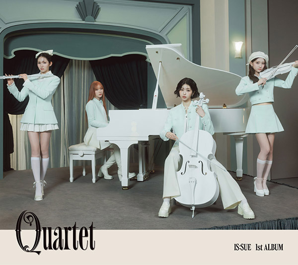 IS:SUE 1ST ALBUM QUARTET CD 3形態 ステッカー ① IS:SUE 待望の初のフルアルバム『QUARTET』2026年5月20日(水)発売