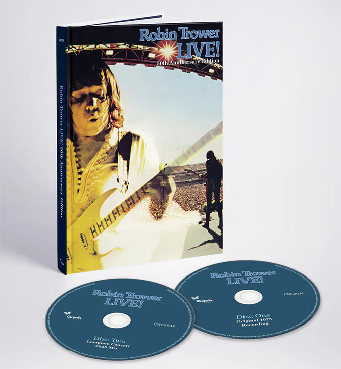 ロビン・トロワー『Robin Trower Live!』50周年 最新リミックス 完全盤