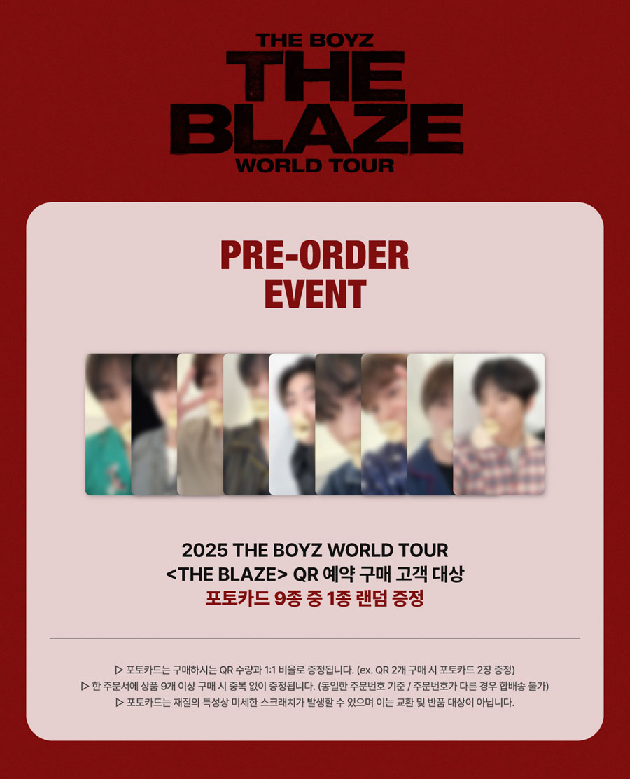 THE BOYZ 4thワールドツアー [THE BLAZE] ソウル公演が映像化|K-POP