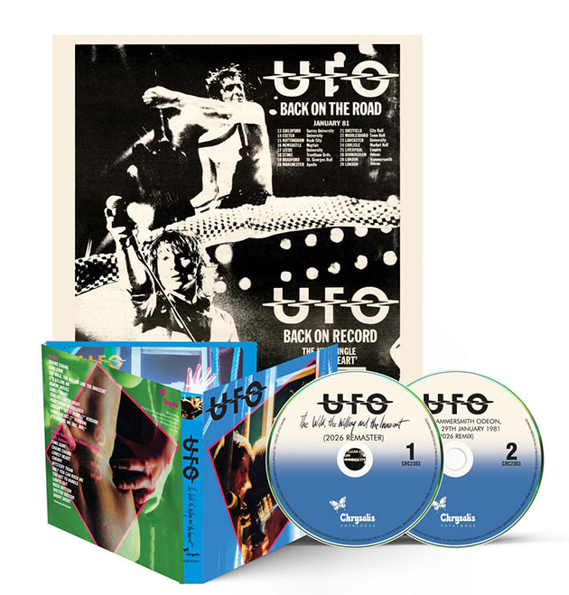 UFO マイケルシェンカー LIVE デラックスエディション U.F.O.『The Wild, The Willing & The Innocent』最新リマスター
