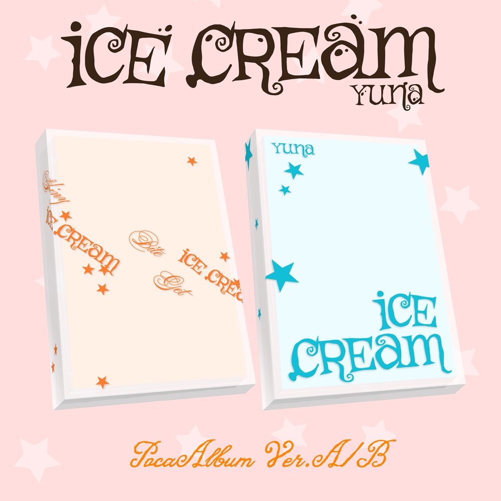 itzy ユナ　yuna solo icecream サノク　事前収録　トレカ YUNA (ITZY) ソロデビューアルバム『Ice Cream』|K-POP・アジア