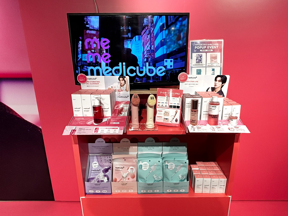 medicube(メディキューブ) POPUP STORE｜HMV&BOOKS SHIBUYA 展開レポート|
