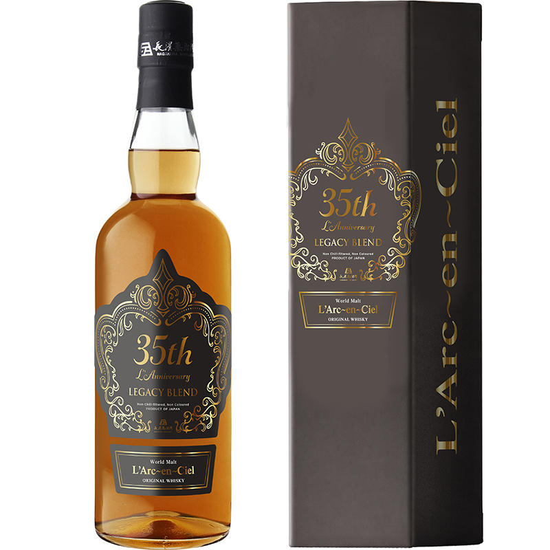 L'Arc-en-Ciel × 長濱蒸溜所<br>35th L'Anniversary Whisky 登場！|グッズ