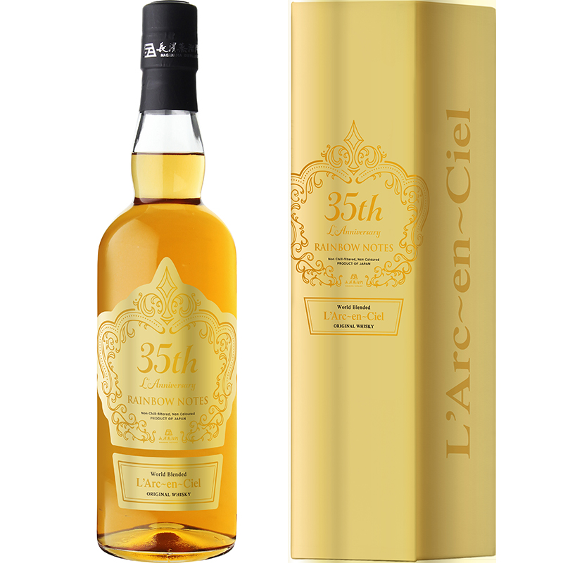 L'Arc〜en〜Ciel 記念乗車券 L'Arc-en-Ciel × 長濱蒸溜所<br>35th L'Anniversary Whisky 登場！|グッズ