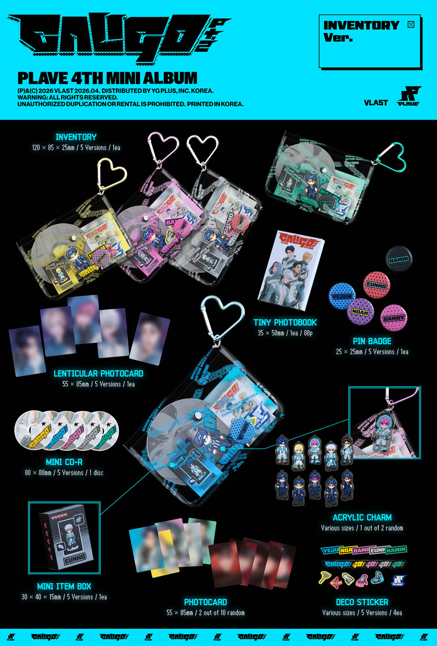 PLAVE 4th Mini Album 'Caligo Pt.2' (PHOTOBOOK Ver. / INVENTORY Ver