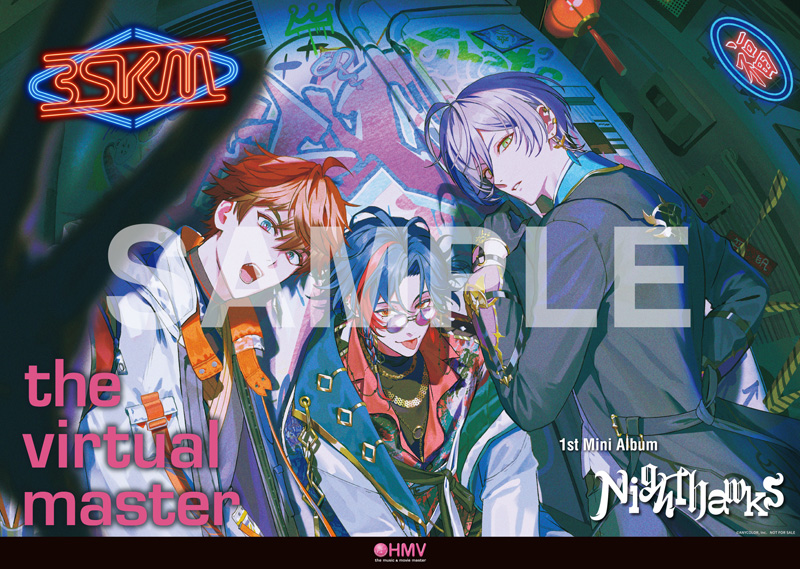 3SKM 1stミニアルバム CD 「Nighthawks」 2026年4月29日 発売中