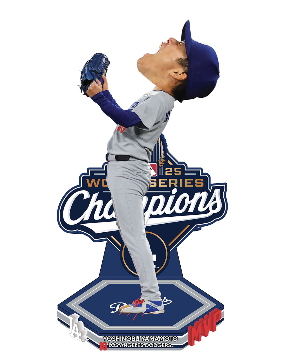 MLB 2026 ドジャース 山本由伸 ボブルヘッド ワールドシリーズMVP Ver
