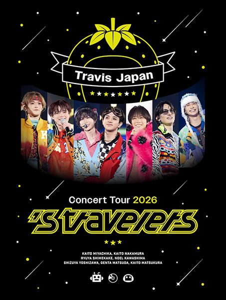 Travis Japan 最新ライブBlu-ray＆DVD 『Travis Japan Concert Tour