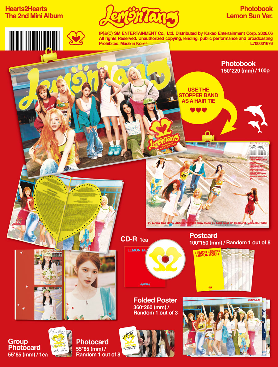 Hearts2Hearts The 2nd Mini Album『Lemon Tang』日本限定特典付きで