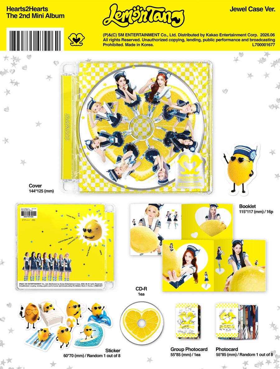 Hearts2Hearts The 2nd Mini Album『Lemon Tang』日本限定特典付きで