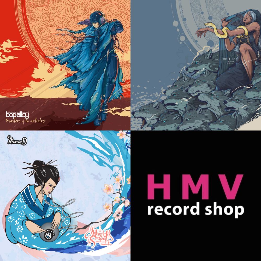 Three titles related to Bop Alloy and Marcus D are being released