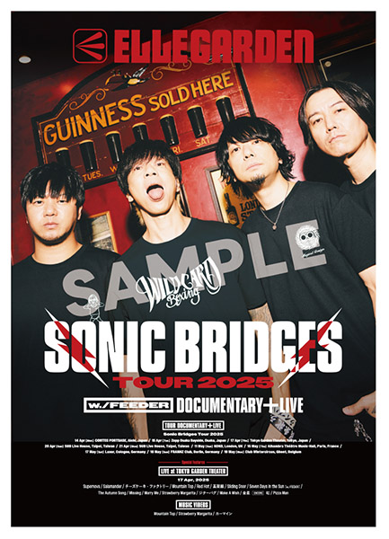 ELLEGARDEN SONIC BRIDGES TOUR 2025 [w./FEEDER] -Documentary +Live