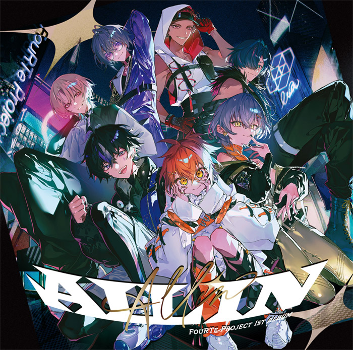 FouRTe Project デビューアルバム CD 「ALL IN」 2026年8月5日 発売