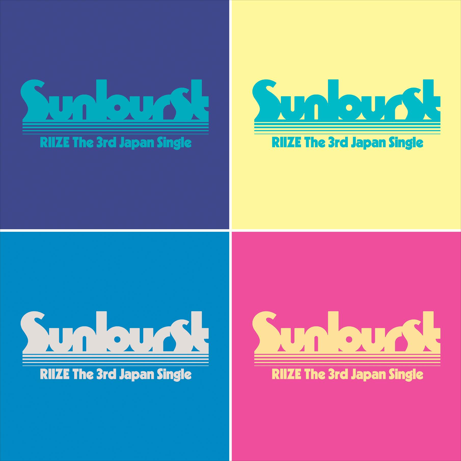 専用★RIIZE 3枚 RIIZE 新曲 日本3rdシングル『Sunburst』 2026年8月26日リリース