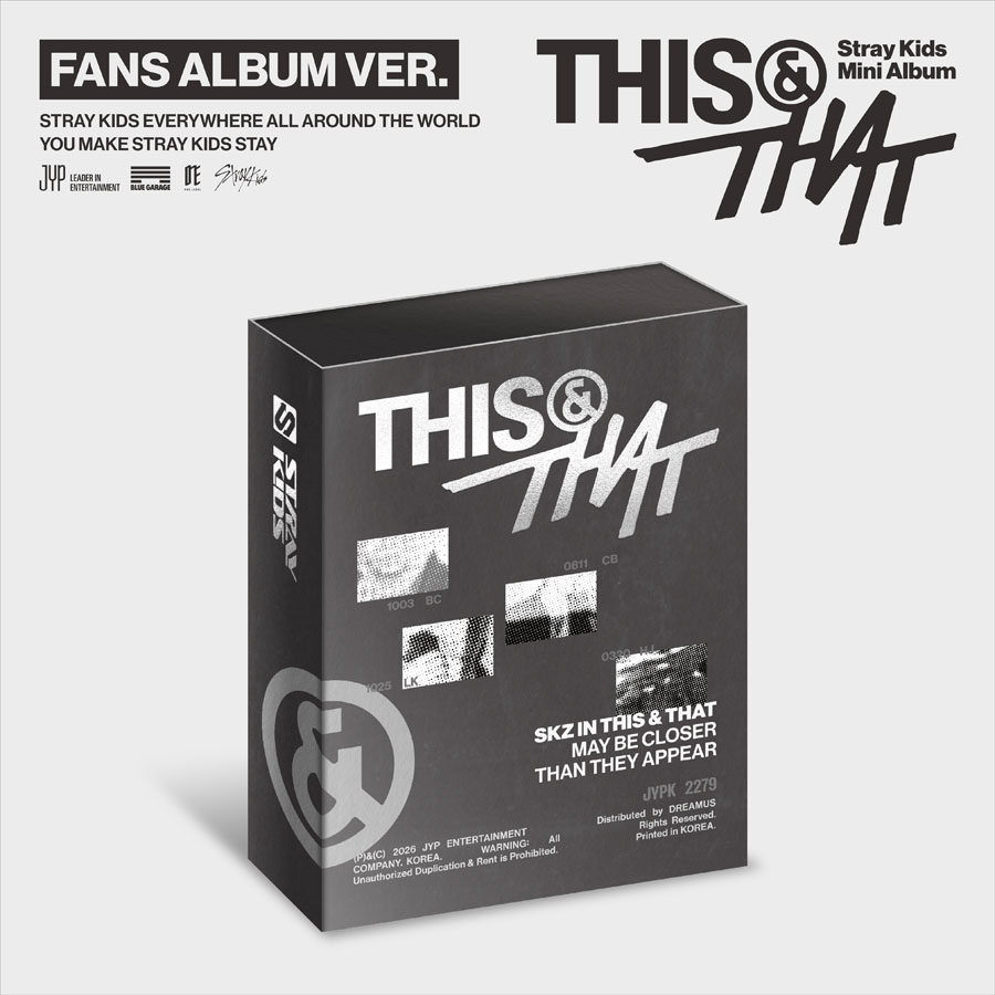 Stray Kids ミニアルバム『THIS & THAT』で2026年8月カムバ！＠Loppi