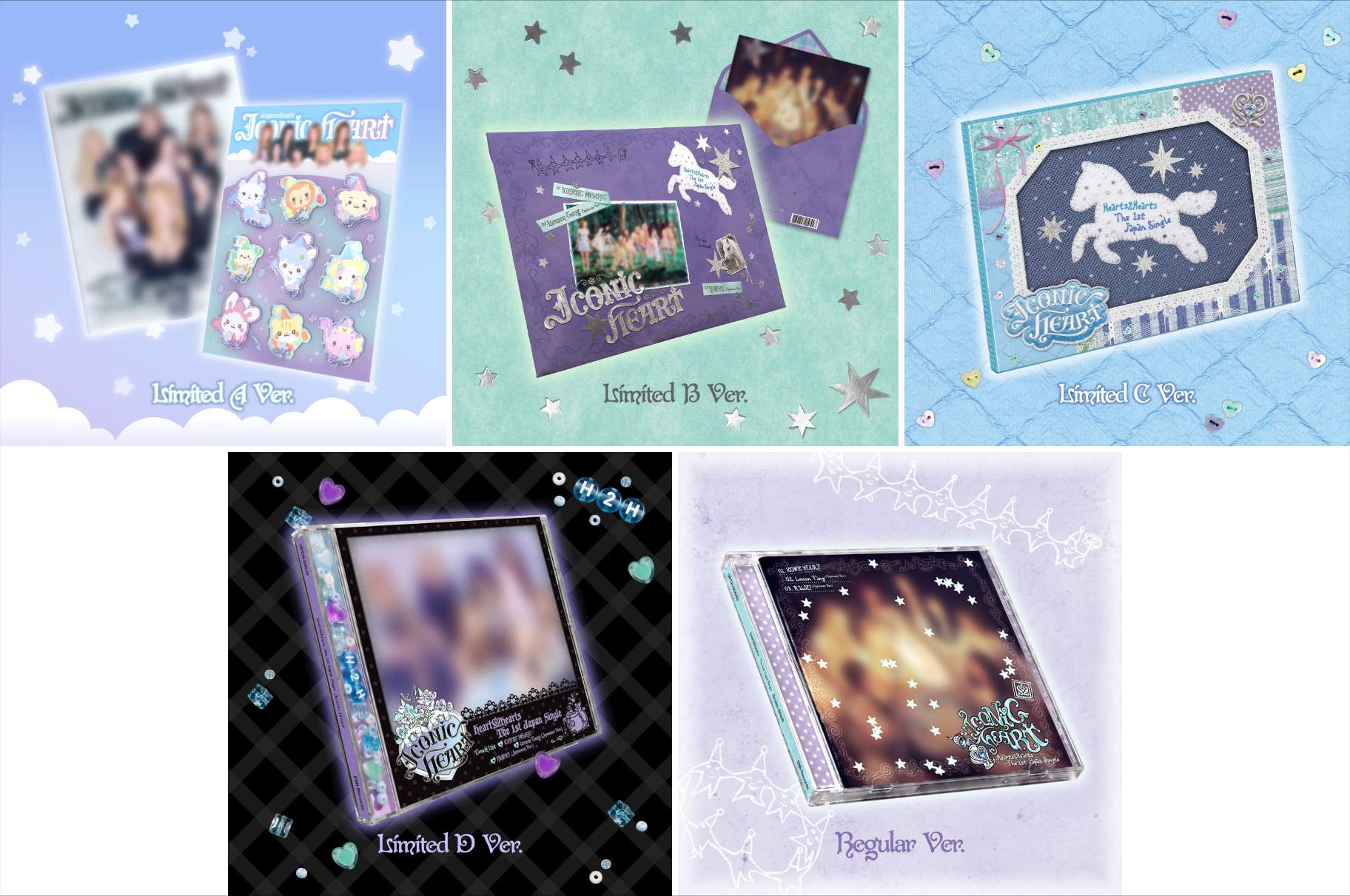 Heart To Heart PRカード　タイトルカップ敢闘賞 Hearts2Hearts 待望の日本デビューシングル『ICONIC HEART』2026年8月