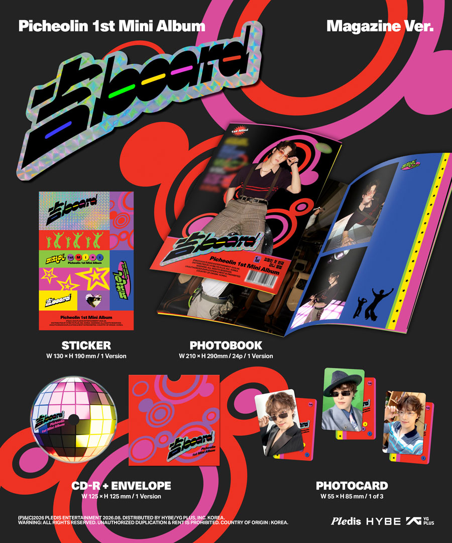 Picheolin 1stミニアルバム「吉BOARD(Gilboard) 」 2026年8月4日