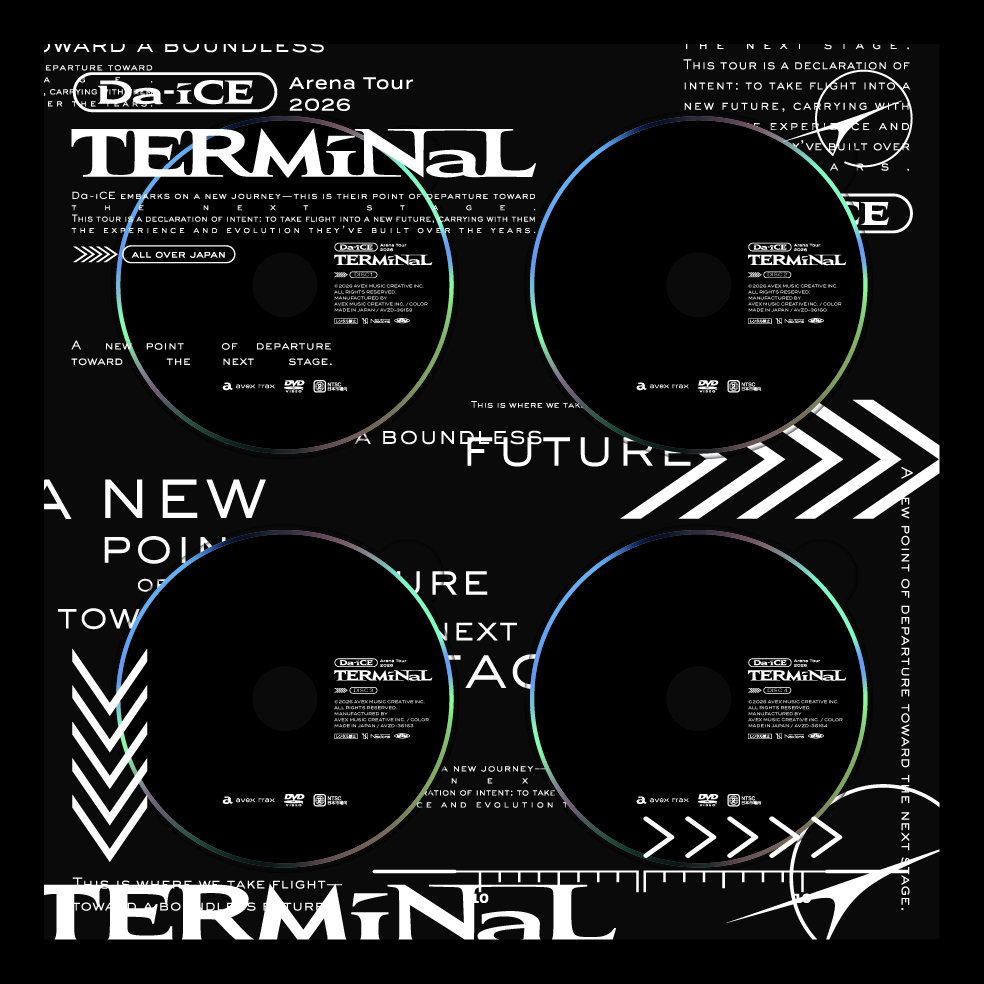 Da-iCE 最新ライブBlu-ray＆DVD 『Da-iCE ARENA TOUR 2026 -TERMiNaL