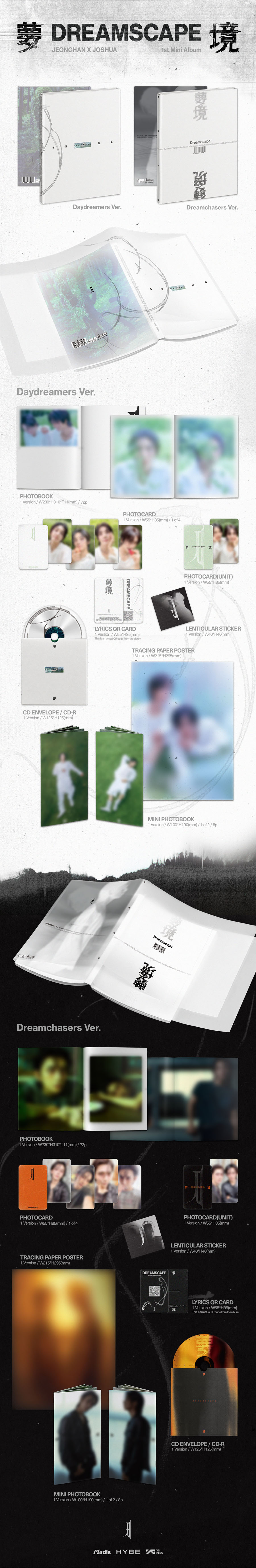 JxJ (JEONGHAN X JOSHUA) 1stミニアルバム「DREAMSCAPE」 2026年10月20