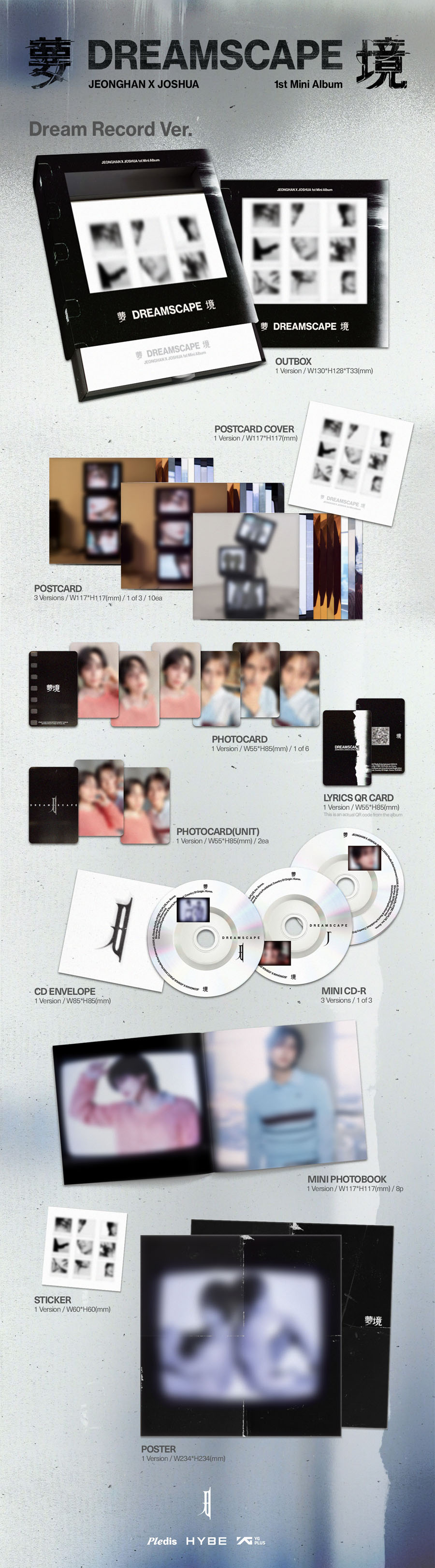 JxJ (JEONGHAN X JOSHUA) 1stミニアルバム「DREAMSCAPE」 2026年10月20