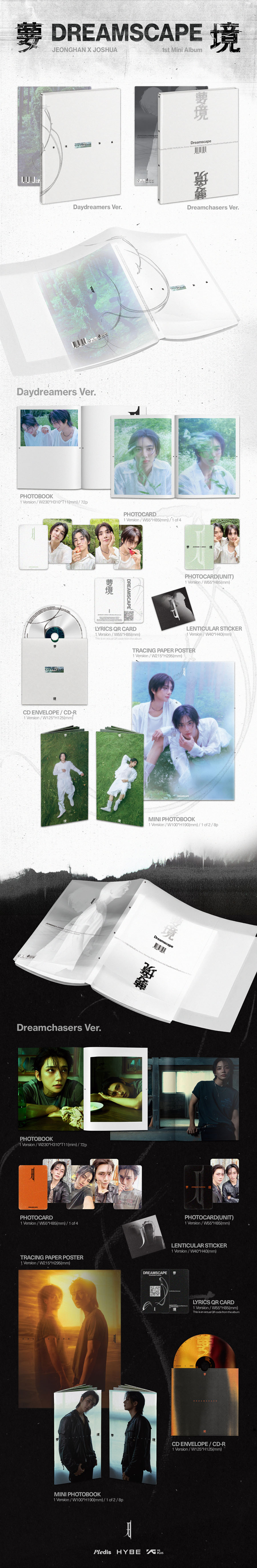 JxJ (JEONGHAN X JOSHUA) 1stミニアルバム「DREAMSCAPE」 2026年10月20