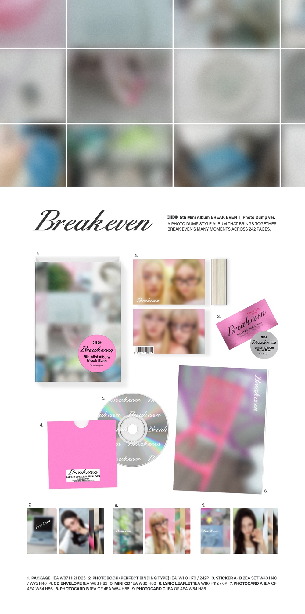 ILLIT 5th ミニアルバム 'BREAK EVEN' 発売決定！《応募抽選用シリアル