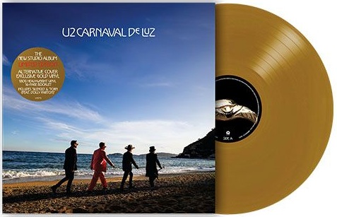 U2新作『Carnaval De Luz』HMV限定ゴールドヴァイナル仕様アナログも