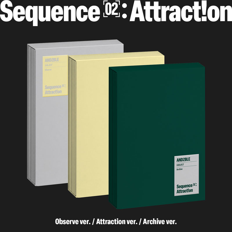AND2BLE 2ndミニアルバム『Sequence 02: Attraction』|K-POP・アジア