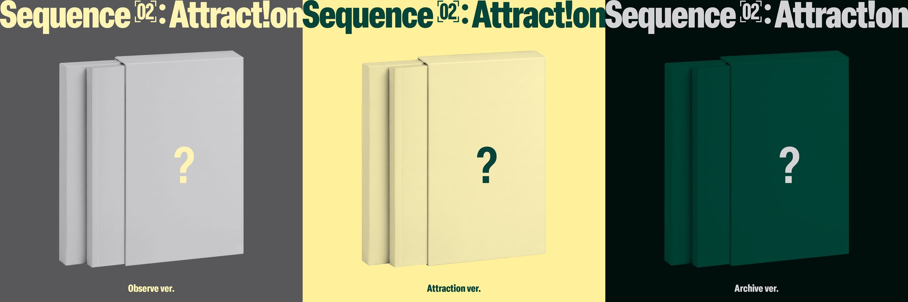 AND2BLE 2ndミニアルバム『Sequence 02: Attraction』【日本限定特典付